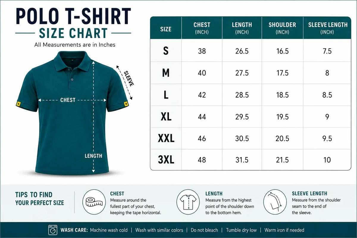 Classic Polo T-Shirt (Pack Of 5)